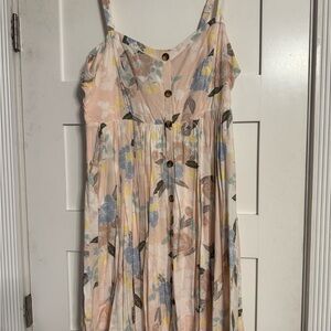 Torrid Floral Button Sundress 2X